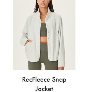 Outdoor Voices Recfleece snap jacket